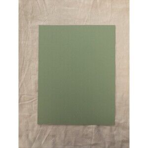 Unbranded 11” x 8.5” Card Stock  | Green | 1 Sheet Only